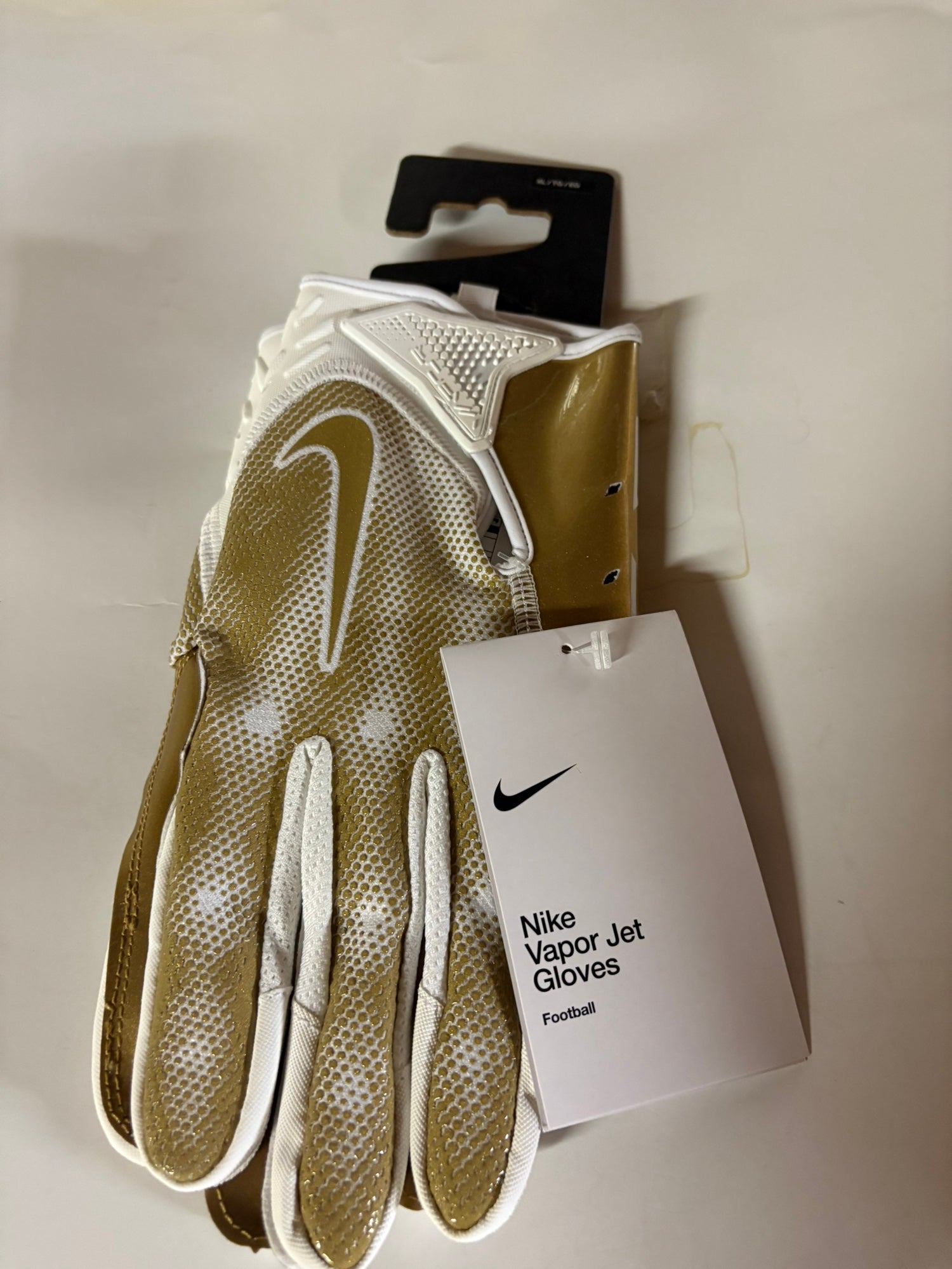 nike vapor jet 5.0 football gloves gold