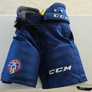 Men's Blue Senior Medium CCM HPTK Hockey Pants Pro Stock (Used)