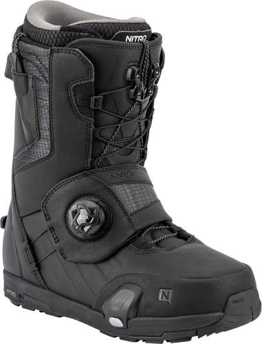 Nitro Profile TLS Step On Compatible Snowboard Boots Men's 10 Black 2026