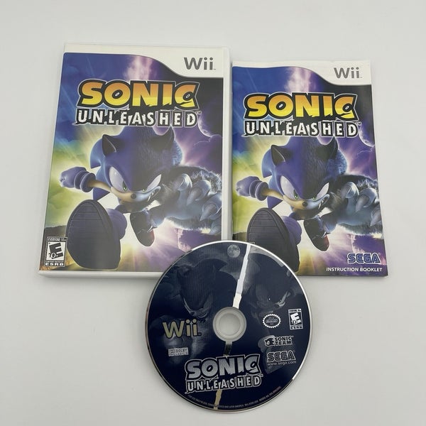 Sonic Unleashed (Nintendo Wii, 2008) Complete CIB W/ Manual Tested