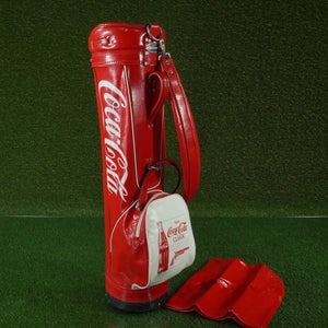 VINTAGE & RARE, BROWNING, COCA-COLA COKE PENCIL GOLF BAG ~ SHOWDOWN CLASSIC