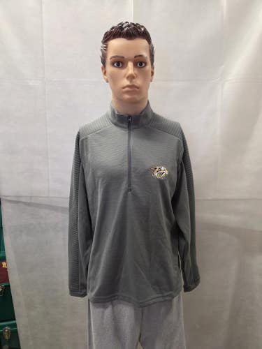 Nashville Predators Antigua 1/4 Zip Jacket M NHL