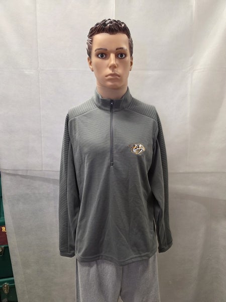 Nashville Predators Antigua 1/4 Zip Jacket M NHL