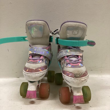 Used SULIFEEL ADJUSTABLE QUADS Junior Roller Quad Skates White Adjustable 11725-S000491840