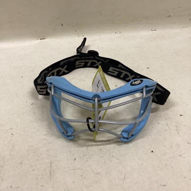 Used STX 4 SIGHT PLUS-S Lacrosse Facial Protect Carolina Blue SM 11725-S000491835