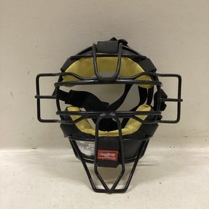 Used Rawlings UMP FACE MASK BB/SB Fielders Mask Black LG 11725-S000491785