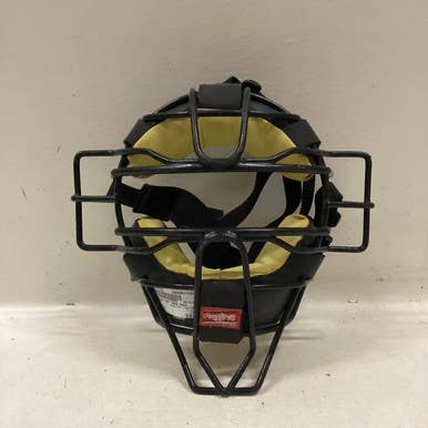 Used Rawlings UMP FACE MASK BB/SB Fielders Mask Black LG 11725-S000491785