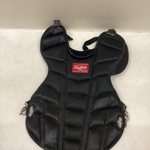 Used Rawlings CHEST PROTECTOR Catchers Chest Protector Black Adult 11725-S000491784