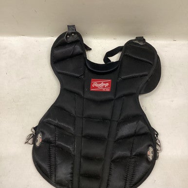 Used Rawlings CHEST PROTECTOR Catchers Chest Protector Black Adult 11725-S000491784