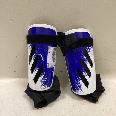 Used Adidas Soccer Shin Guards Junior Royal Blue LG 11725-S000491776