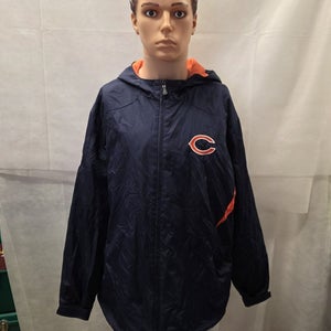 Retro Chicago Bears Reebok Full Zip Jacket Fleece XL NFL