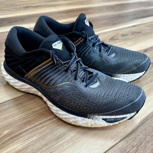 Saucony Triumph 17 Grey Black S20546-45 Running Shoes, Size 9