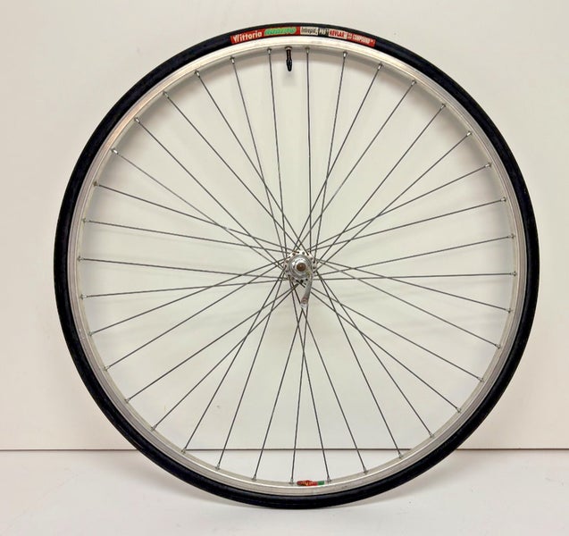 Vintage Mavic MA 2 36-Steel Spoke Aluminum 700C Front Wheel Zeus Hub Vittoria