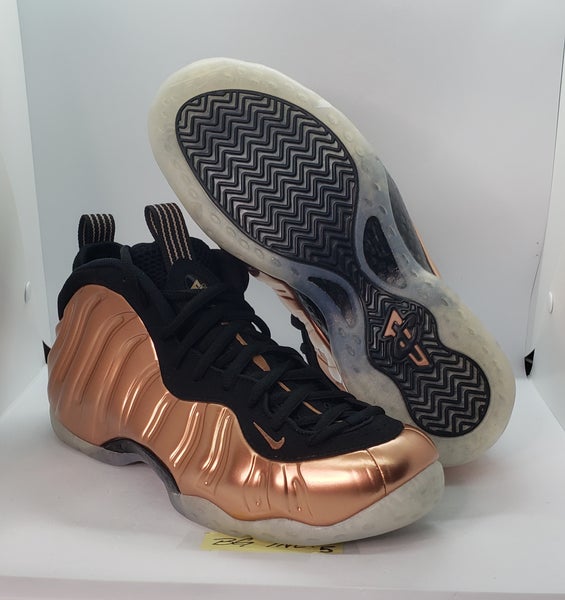 Nike Air Foamposite One Metallic Copper / Black FZ9902-001 Men's Size 10 Shoe