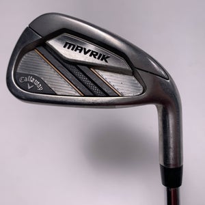 Callaway Mavrik Single 6 Iron True Temper XP 95 R300 Regular Steel Mens RH