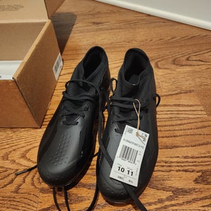 Black Men's Size M 10.0 (W 11.0) Adidas Crazyfast.3 Cleats (New)