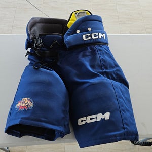 Men's Blue Senior Medium CCM HPTK Hockey Pants Pro Stock (Used)