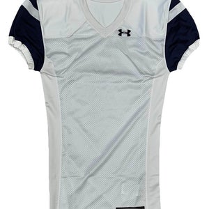 Under Armour Encounter Football Jersey Men's S M L XL White Blue 1292598