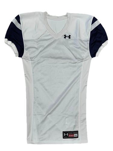 Under Armour Encounter Football Jersey Men's S M L XL White Blue 1292598