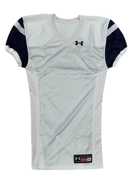 Under Armour Encounter Football Jersey Men's S M L XL White Blue 1292598