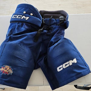 Men's Blue Senior Medium CCM HPTK Hockey Pants Pro Stock (Used)