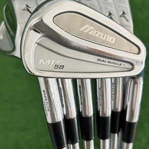 Mizuno MP-58 Forged Iron Set 4-P / Dynamic Gold 120 Stiff