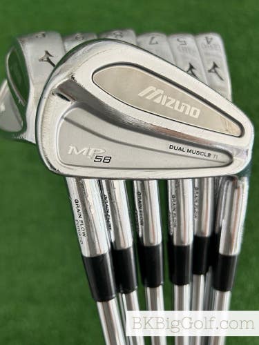 Mizuno MP-58 Forged Iron Set 4-P / Dynamic Gold 120 Stiff