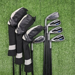 Adams Idea Hybrid Iron Set 3-PW Bassara 60g Regular Flex Graphite Left Handed LH
