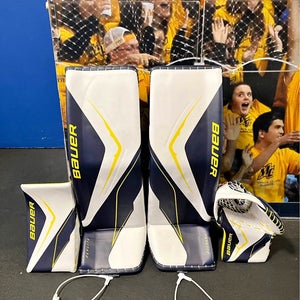 32" 2025 Bauer Vapor HyperLite Pro Goalie Leg Pads Pro Stock (New)