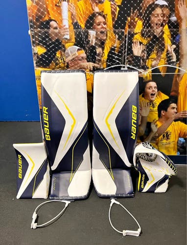 32" 2025 Bauer Vapor HyperLite Pro Goalie Leg Pads Pro Stock (New)