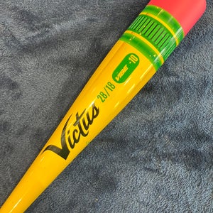 2024 Victus Vibe Alloy Bat USABat Certified (-10) Alloy 18 oz 28" (Used)
