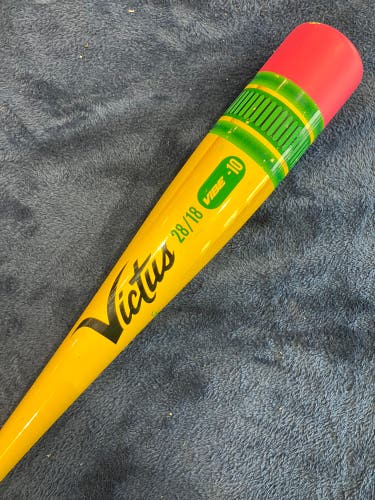 2024 Victus Vibe Alloy Bat USABat Certified (-10) Alloy 18 oz 28" (Used)