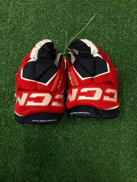 Red CCM Tacks AS-V Gloves 10" (Used)