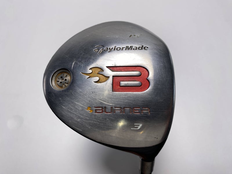 TaylorMade Burner 2008 3 Fairway Wood 15* REAX 49g Stiff RH Midsize Grip