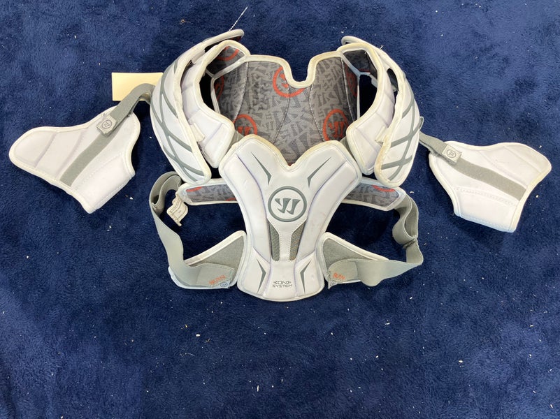Large Youth Warrior Burn Hitman Shoulder Pads (Used)