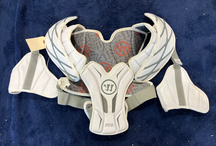 Large Youth Warrior Burn Hitman Shoulder Pads (Used)