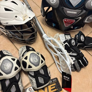 New lacrosse equipment! Full set up. Meets NOCSAE