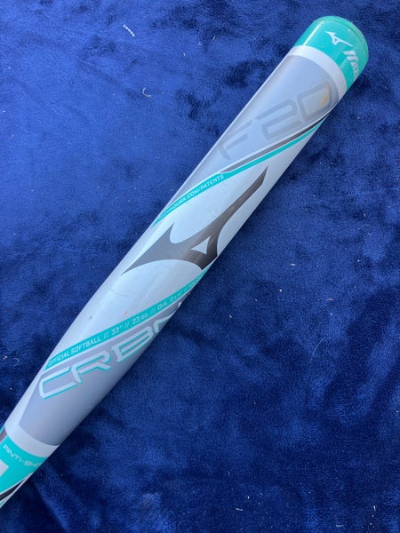 White 2020 Mizuno F20 Composite Bat (-10) Composite 23 oz 33" (Used)