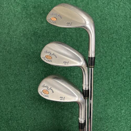 Bobby Jones PELZ Series Golf Wedge Set GW-SW-LW 3PC Right Hand Steel Shafts