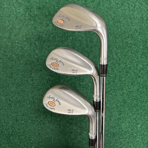 Bobby Jones PELZ Series Golf Wedge Set GW-SW-LW 3PC Right Hand Steel Shafts