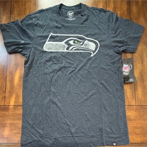 Seattle Seahawks 47 Brand T-Shirt Adult Size Small New With Tags