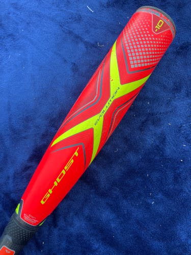 2019 Easton Ghost X Evolution Composite Bat USABat Certified (-10) Composite 18 oz 28" (Used)