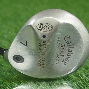 CALLAWAY BIG BERTHA WAR BIRD S2H2 7 WOOD HEAVENWOOD RCH 96 GRAPHITE FIRM FLEX RH