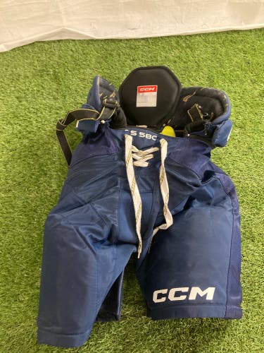 Blue Senior Small CCM Tacks AS 580 Hockey Pants (Used)