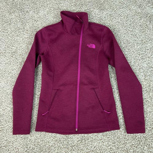 North Face Jacket Womens XS Purple Full Zip Stretch Outdoor Hiking Athletic Gorp