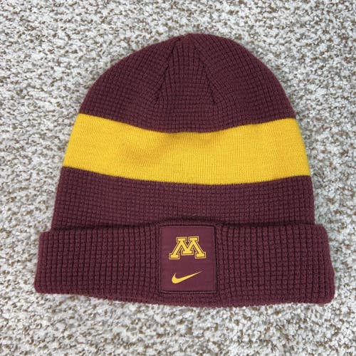 Minnesota Golden Gophers Hat Cap Knit Beanie One Size NCAA Football Nike