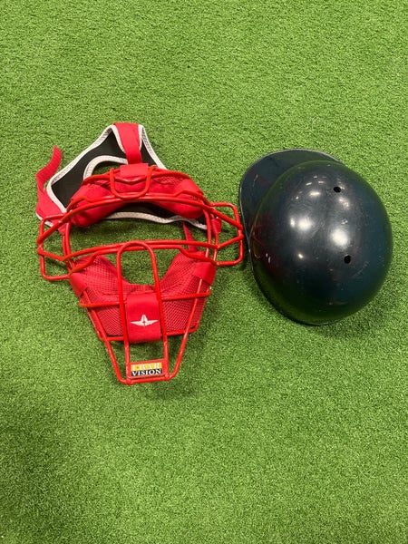 All Star Catcher's Mask and skullcap