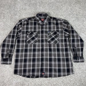 Dixxon Flannel Shirt Mens 5XL Plaid Lineman FR Flame Resistant Workwear Barn