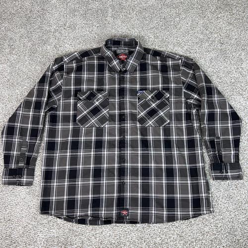 Dixxon Flannel Shirt Mens 5XL Plaid Lineman FR Flame Resistant Workwear Barn