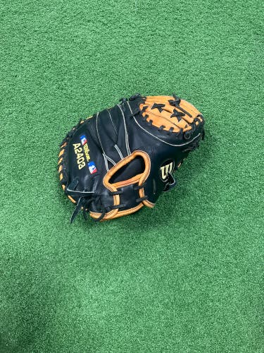 Wilson A2403 Pudge Catchers Mitt Mint Condition
